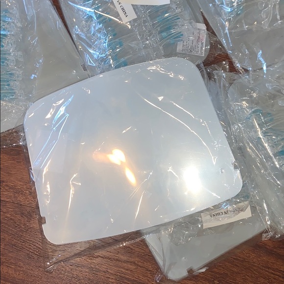 Stylish Face Shield with Glasses Frame + 1pc - Picture 5 of 6